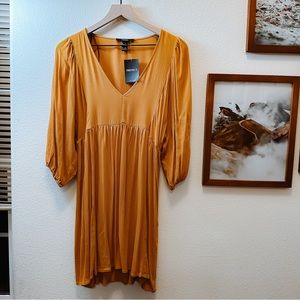 NWT Mustard Yellow Dress